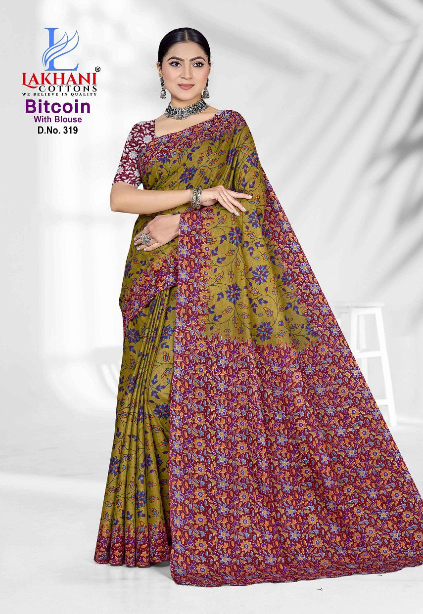 Bitcoin Vol 3 By Lakhani Cotton Printed Daily Wear Saree Orders In India